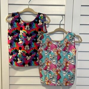Kamilla Rae 2 Disney tanks size 5T wore once excellent condition